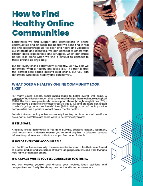 Healthy Online Communities